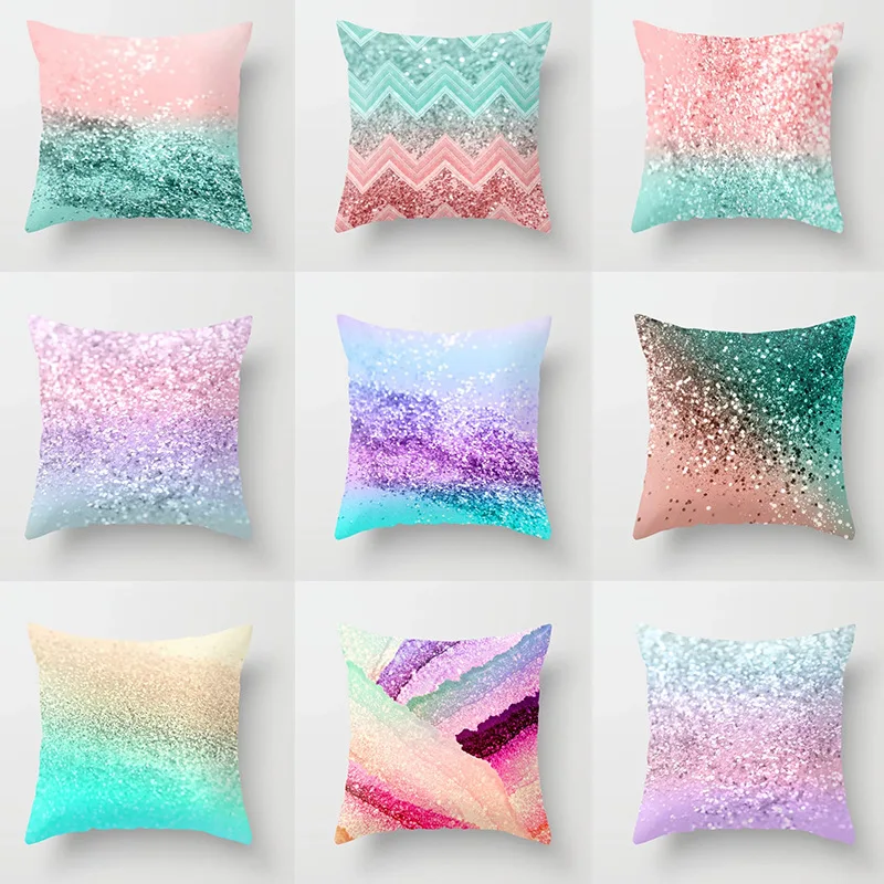 Modern Northern Europe Simple Gradient Shiny Design Pillow Cover Sofa Cushion Bed Pillow Cover Home Decoration Car Cushion Pillo
Modern Northern Europe Simple Gradient Shiny Design Pillow Cover Sofa Cushion Bed Pillow Cover Home Decoration Car Cushion Pillo
