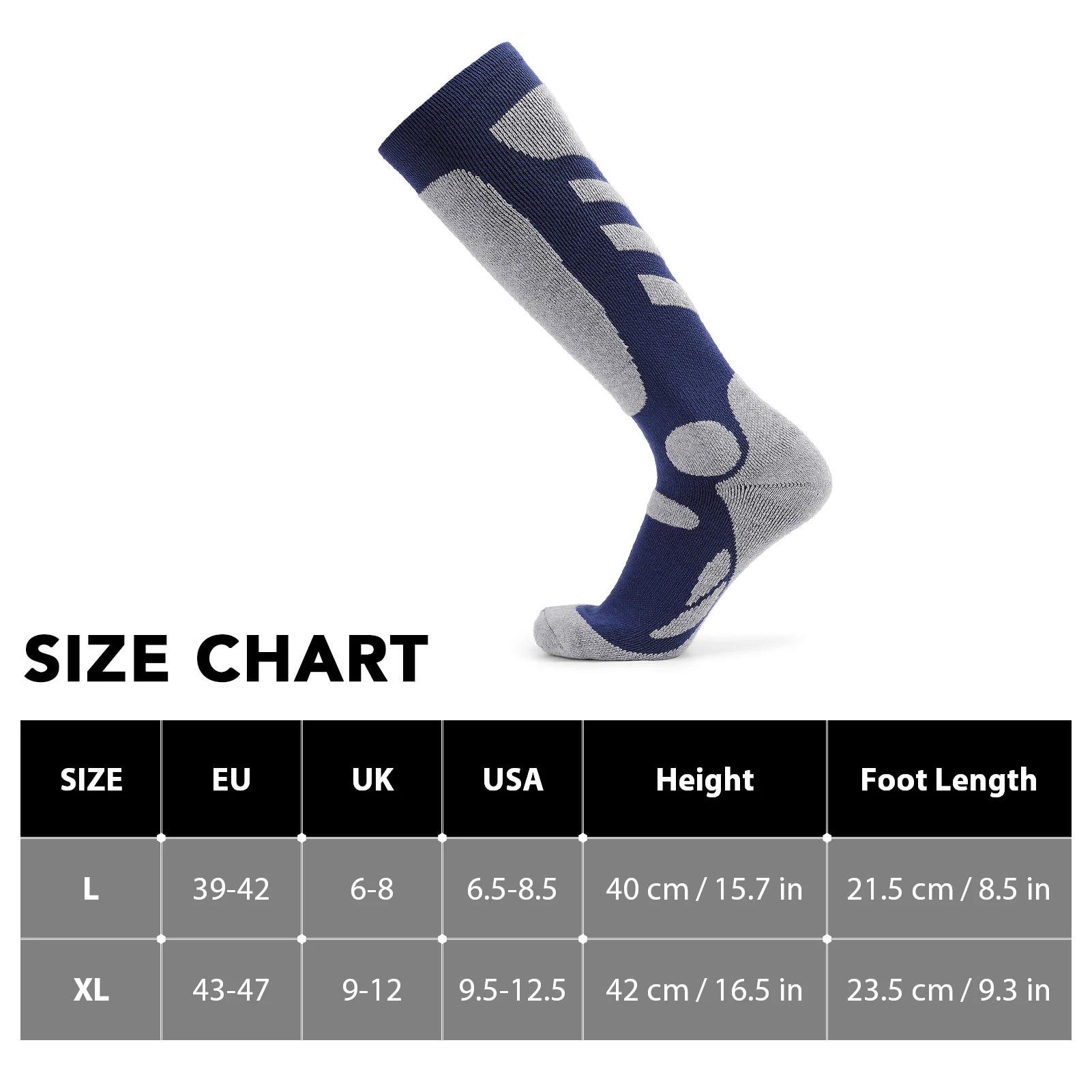 2 Pairs Men's Professional Ski Socks Thick Knit Winter Athletic Stockings Outdoor Fitness Quick Dry Socks
2 Pairs Men's Professional Ski Socks Thick Knit Winter Athletic Stockings Outdoor Fitness Quick Dry Socks
