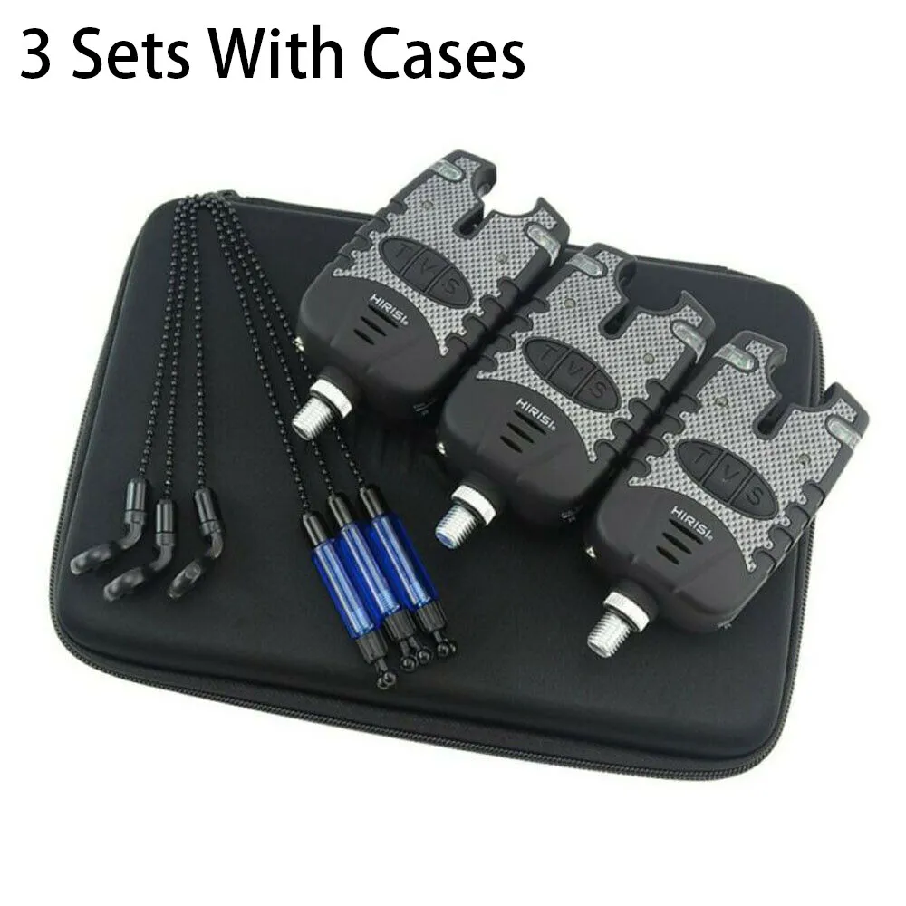 Carp Fishing Bite Alarms Swinger Set With Blue LED Daytime Night Indicator And Case Fishing Tools
Carp Fishing Bite Alarms Swinger Set With Blue LED Daytime Night Indicator And Case Fishing Tools