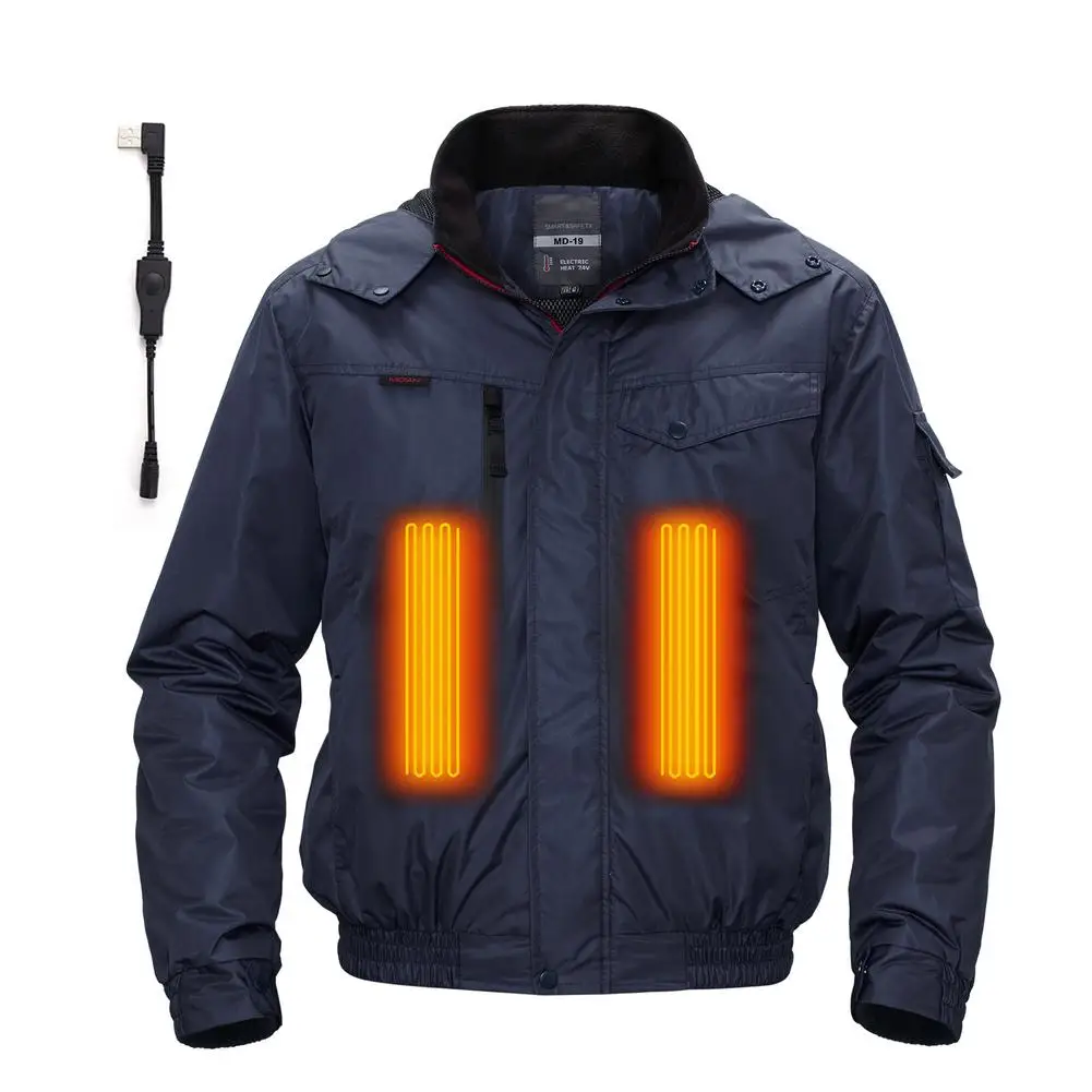 NEW Electric Heating Cotton Coat Men Women USB Charging Heated Jacket with Removable Hood for Walking Camping Ice Fishing Skiing
NEW Electric Heating Cotton Coat Men Women USB Charging Heated Jacket with Removable Hood for Walking Camping Ice Fishing Skiing