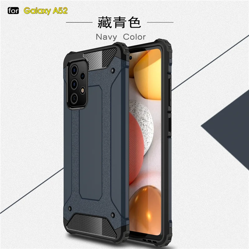 For Samsung Galaxy A52 Case Armor Case For Samsung A52 Capas Shockproof Hard PC Phone Bumper Cover For Samsung A52 A 52 Fundas
For Samsung Galaxy A52 Case Armor Case For Samsung A52 Capas Shockproof Hard PC Phone Bumper Cover For Samsung A52 A 52 Fundas