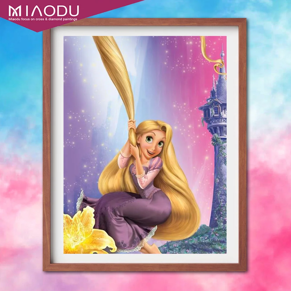 Disney Tangled Rapunzel Full Square 5d Diy Diamond Painting Cartoon Girl Diamond Mosaic Embroidered with Rhinestones Wall Art
Disney Tangled Rapunzel Full Square 5d Diy Diamond Painting Cartoon Girl Diamond Mosaic Embroidered with Rhinestones Wall Art
