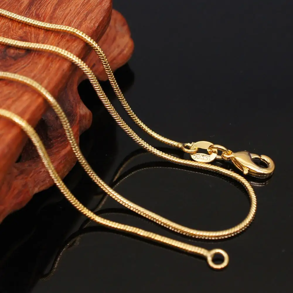 Dignified 18K Gold Golden Snake Bone Pendant Clavicle Chain Sterling Silver Necklace kolye collares cadenas de sieraden Necklace
Dignified 18K Gold Golden Snake Bone Pendant Clavicle Chain Sterling Silver Necklace kolye collares cadenas de sieraden Necklace