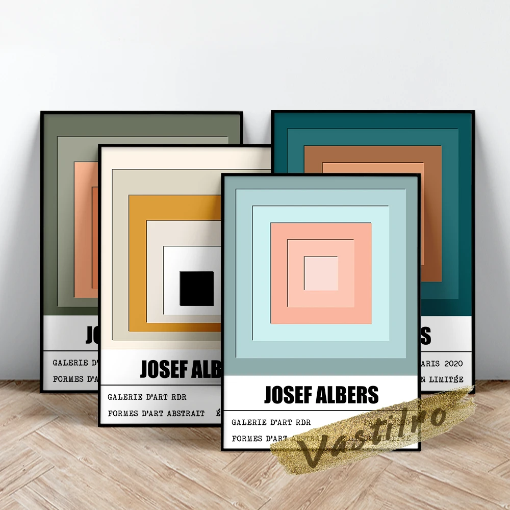 Josef Albers Famous Classic Poster Retro Art Canvas Painting Exhibition Museum, Print Art Wall Picture Modern Home Room Decor
Josef Albers Famous Classic Poster Retro Art Canvas Painting Exhibition Museum, Print Art Wall Picture Modern Home Room Decor