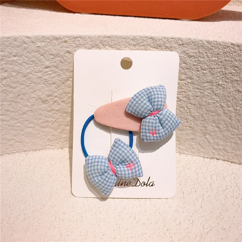 2 Pcs New Korean Sweet Girl Baby Rubber Band Hairpins Hair Accessories Cute Children's Simple Plaid Fabric Bow BB Clip Headwear
2 Pcs New Korean Sweet Girl Baby Rubber Band Hairpins Hair Accessories Cute Children's Simple Plaid Fabric Bow BB Clip Headwear