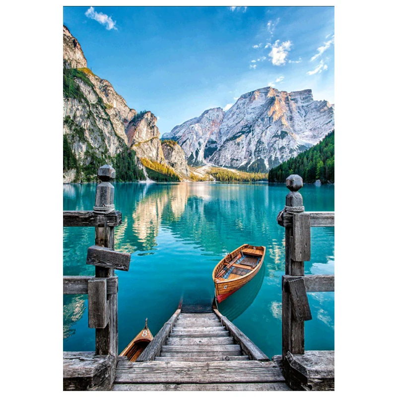 DIY Diamond Painting lake&boat Diamond Embroidery Mosaic Full Round Rhinestones Picture landspace Home Decor Handmade Gifts
DIY Diamond Painting lake&boat Diamond Embroidery Mosaic Full Round Rhinestones Picture landspace Home Decor Handmade Gifts