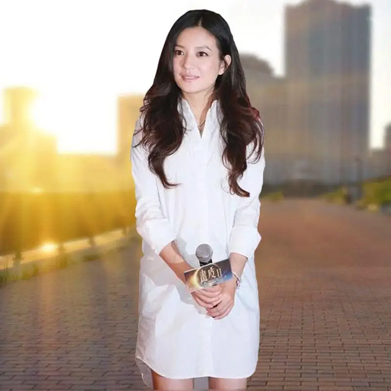 4XL 5XL Plus Size Women Blouse Shirt Long Sleeve White Solid Loose Long Version Casual Top
4XL 5XL Plus Size Women Blouse Shirt Long Sleeve White Solid Loose Long Version Casual Top