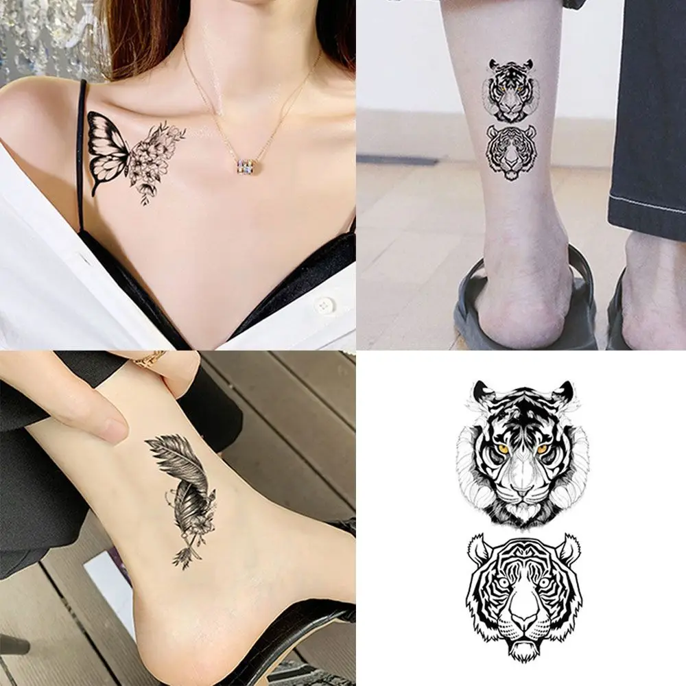 Fashion Butterfly Tiger Feather Men Women Art Pattern Waterproof Product Temporary Effect Fake Tattoos Tattoo Sticker
Fashion Butterfly Tiger Feather Men Women Art Pattern Waterproof Product Temporary Effect Fake Tattoos Tattoo Sticker