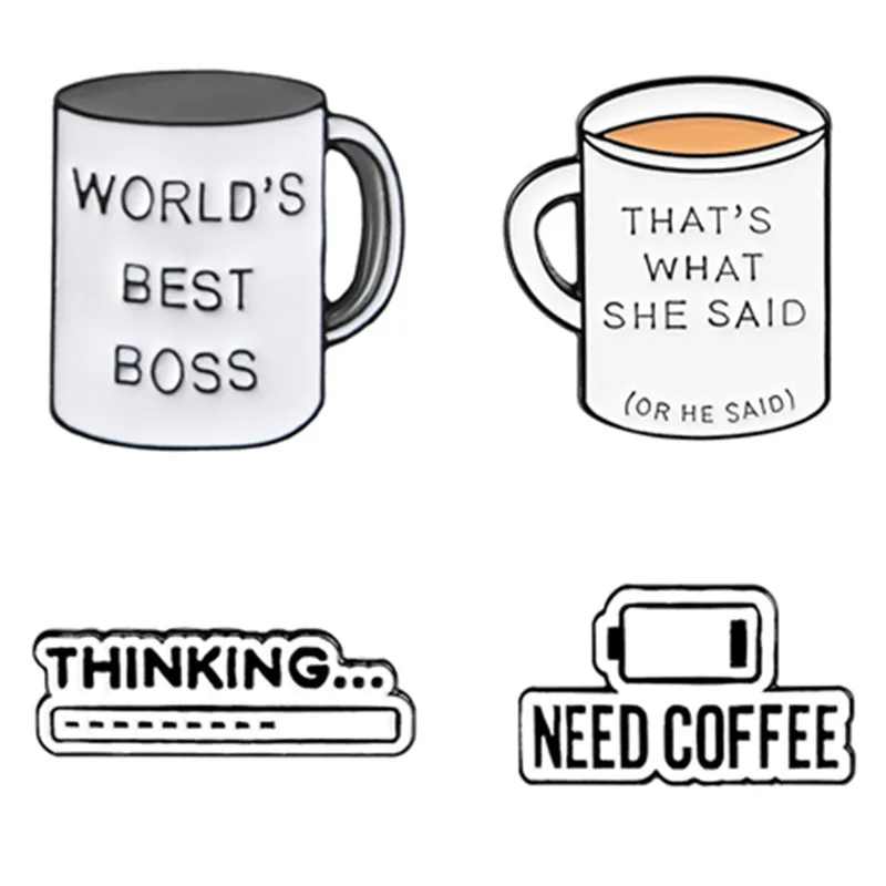 Coffee Cup Badges Hijab Pins Enamel Brooches For Women Cute Pins Metal Decorative Badges Art Brooch On Backpack Aesthetic Pins
Coffee Cup Badges Hijab Pins Enamel Brooches For Women Cute Pins Metal Decorative Badges Art Brooch On Backpack Aesthetic Pins