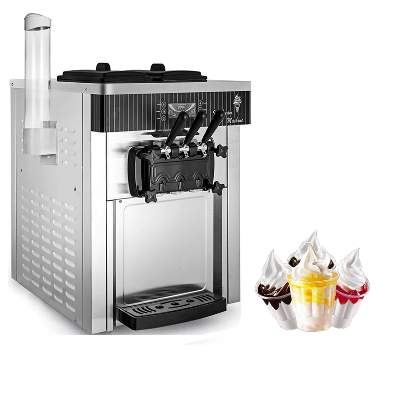 2200W Commercial Soft Ice Cream Machine 3 Flavors Snack Shop Cafe 2+1 Flavors
2200W Commercial Soft Ice Cream Machine 3 Flavors Snack Shop Cafe 2+1 Flavors