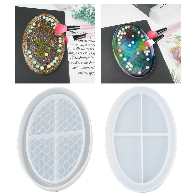 Ocean Fish Scale Oval Tray Crystal Epoxy Resin Mold Fruit Plate Storage Box Silicone Mould DIY Crafts Decorations Tool
Ocean Fish Scale Oval Tray Crystal Epoxy Resin Mold Fruit Plate Storage Box Silicone Mould DIY Crafts Decorations Tool