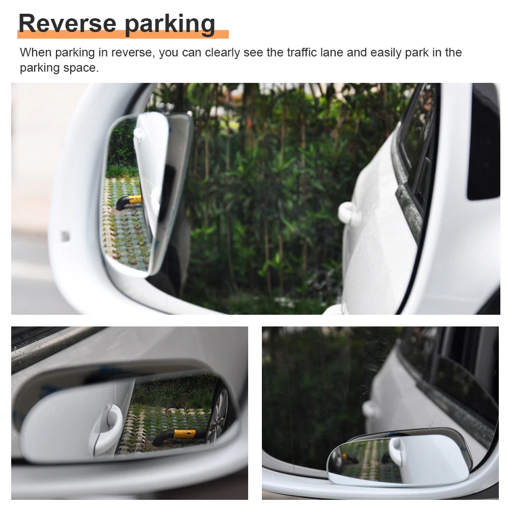 2pcs Car Mirror 360 Degree Wide Angle Convex Blind Spot Mirror Parking Auto Motorcycle Rear View Adjustable Mirror Accessories
2pcs Car Mirror 360 Degree Wide Angle Convex Blind Spot Mirror Parking Auto Motorcycle Rear View Adjustable Mirror Accessories