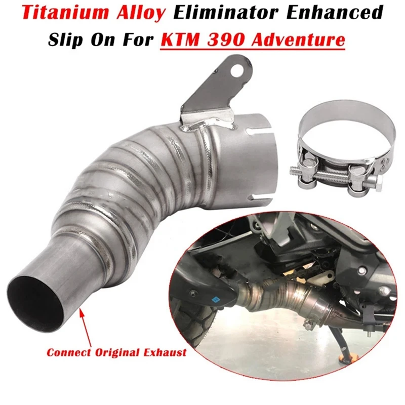 Motorcycle Exhaust Pipe Catalyst Removal Connecting Pipe Middle Link Pipe for KTM 250 390 Adventure 2020 2021
Motorcycle Exhaust Pipe Catalyst Removal Connecting Pipe Middle Link Pipe for KTM 250 390 Adventure 2020 2021