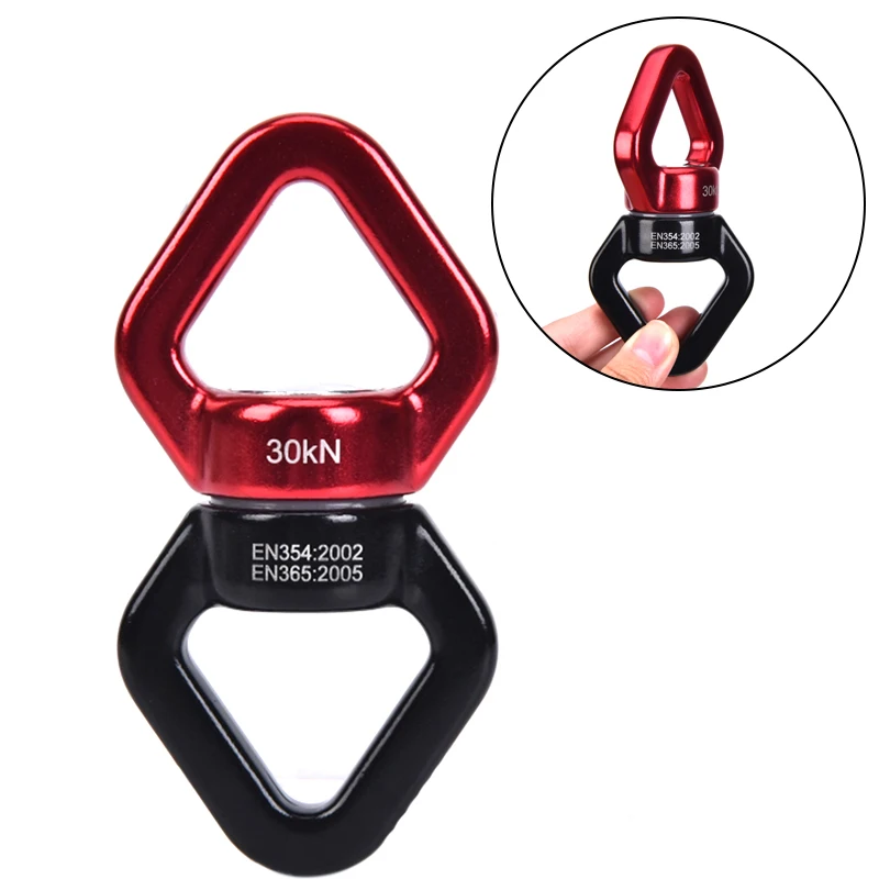 30kN Climbing Rope Swivel Connetor Rock Climbing Downhill Mountaineering Equipment Hammock Yoga Swivel Safety Rotational Device
30kN Climbing Rope Swivel Connetor Rock Climbing Downhill Mountaineering Equipment Hammock Yoga Swivel Safety Rotational Device