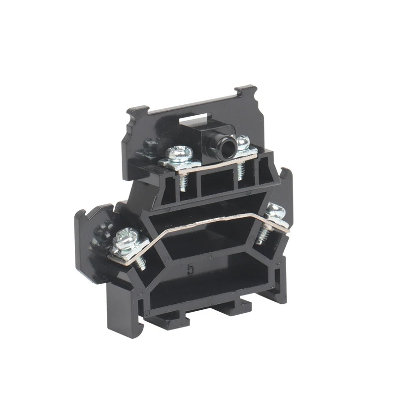 1PCS TBD-10A Rail Mounted Assembled Double-deck Wire Terminal Block For Cable Connector Black 600V 10A/20A
1PCS TBD-10A Rail Mounted Assembled Double-deck Wire Terminal Block For Cable Connector Black 600V 10A/20A