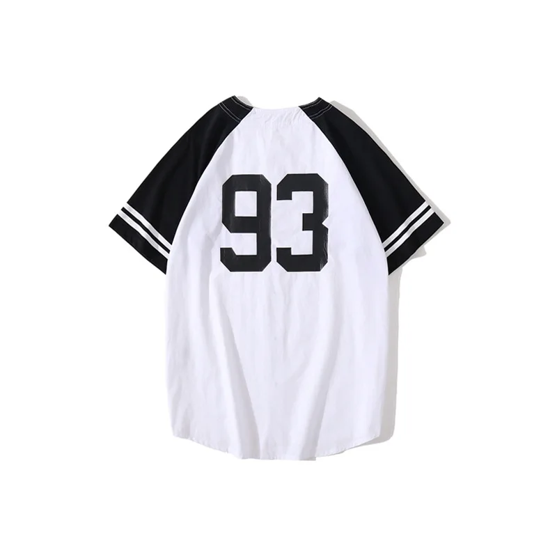Bape men's short-sleeved Japanese streetwear 93 letters V-neck men's and women's baseball uniforms
Bape men's short-sleeved Japanese streetwear 93 letters V-neck men's and women's baseball uniforms