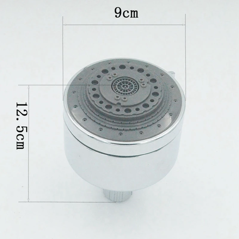 1Pc Fully Function Multifunction Pressurized Water-saving Rotating Top Sprinkler Shower Head 5 Gears Shower Head 
1Pc Fully Function Multifunction Pressurized Water-saving Rotating Top Sprinkler Shower Head 5 Gears Shower Head