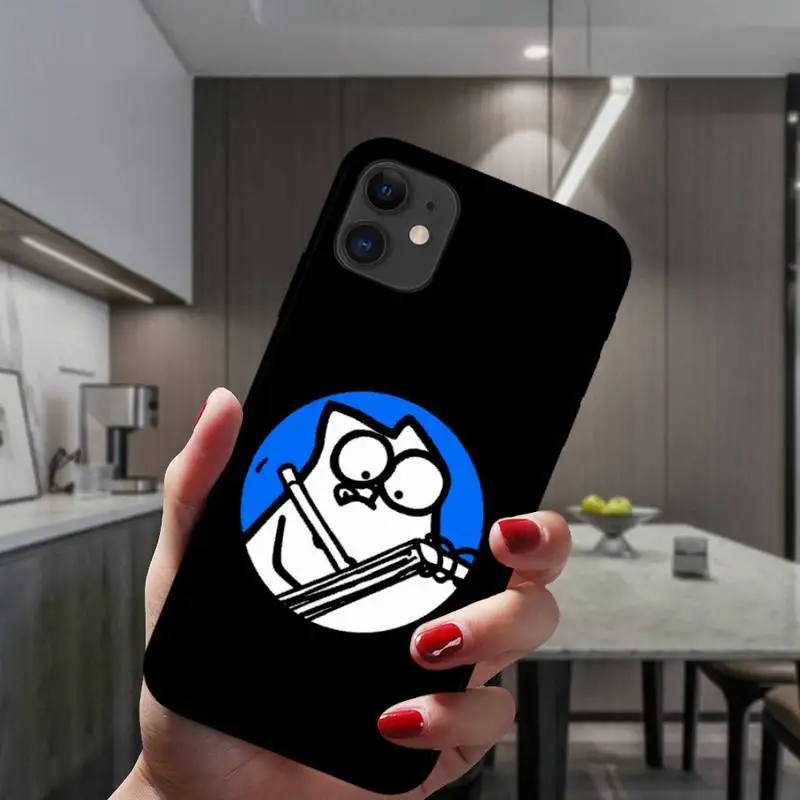 Cartoon Simons Cat Soft Cover Phone Case For IPhone 6 6s 7 8 Plus X Xs Xr Xsmax 11 12 Pro Promax 12mini
Cartoon Simons Cat Soft Cover Phone Case For IPhone 6 6s 7 8 Plus X Xs Xr Xsmax 11 12 Pro Promax 12mini