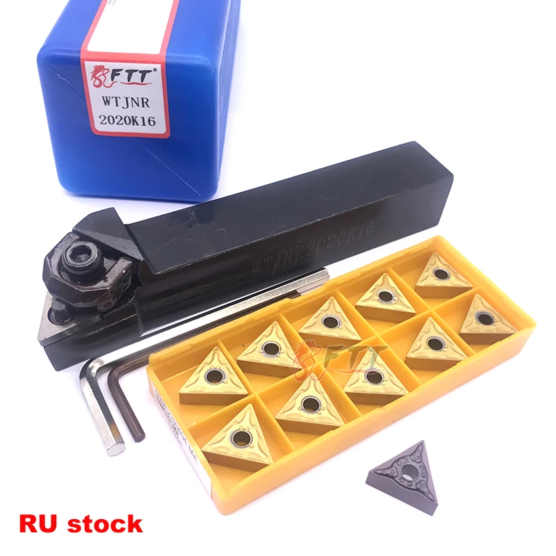 1pcs WTJNR2020K16 93 degree WTJNR Turning Tool Holder 125mm 11pcs TNMG160408 Carbide Inserts Lathe Cutting Tools Set
1pcs WTJNR2020K16 93 degree WTJNR Turning Tool Holder 125mm 11pcs TNMG160408 Carbide Inserts Lathe Cutting Tools Set