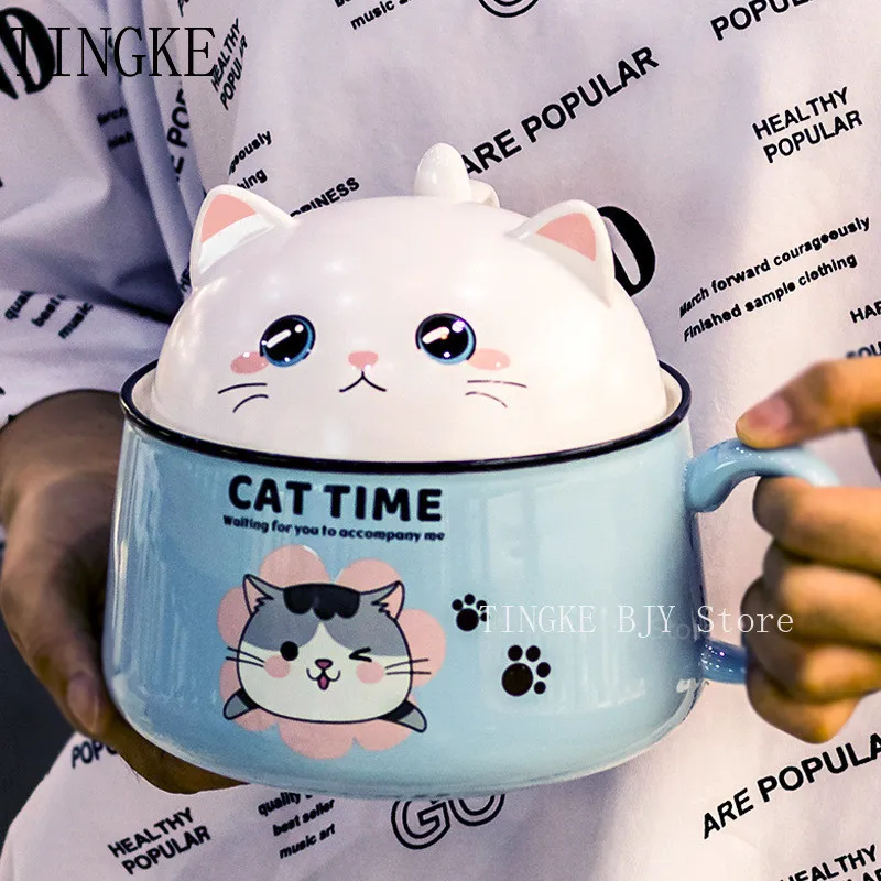 Room Spoon Ceramics Creativity Mug Capacity Instant Lid Young Super Large Office Bowl Noodle High Student Dorm with Bowl Girl Sp
Room Spoon Ceramics Creativity Mug Capacity Instant Lid Young Super Large Office Bowl Noodle High Student Dorm with Bowl Girl Sp
