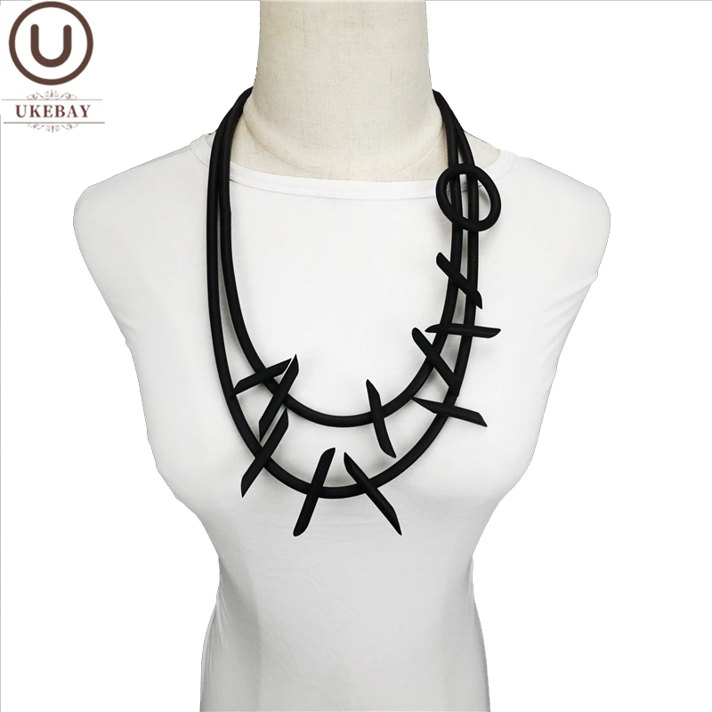 UKEBAY New Geometric Pendant Necklace Rubber Thorn Pendant Necklaces Women Short Chokers Sweater Accessories Wholesale Jewellery
UKEBAY New Geometric Pendant Necklace Rubber Thorn Pendant Necklaces Women Short Chokers Sweater Accessories Wholesale Jewellery