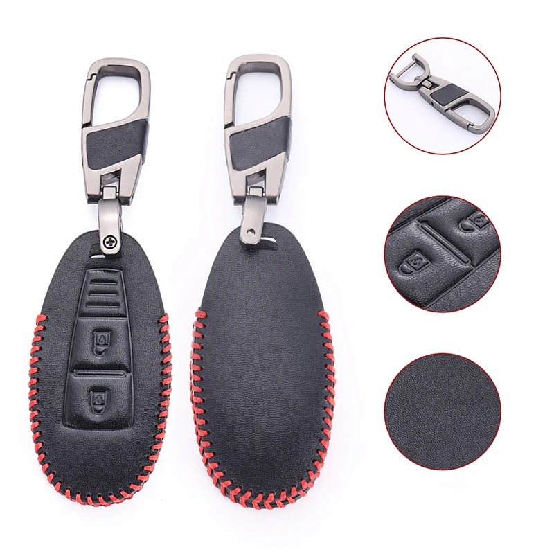 1pc Leather Car Key Case Key Protective Shell Cover for Suzuki Vitara Ignis Kizashi SX4 Baleno Ertiga Liana S-Cross Samurai
1pc Leather Car Key Case Key Protective Shell Cover for Suzuki Vitara Ignis Kizashi SX4 Baleno Ertiga Liana S-Cross Samurai