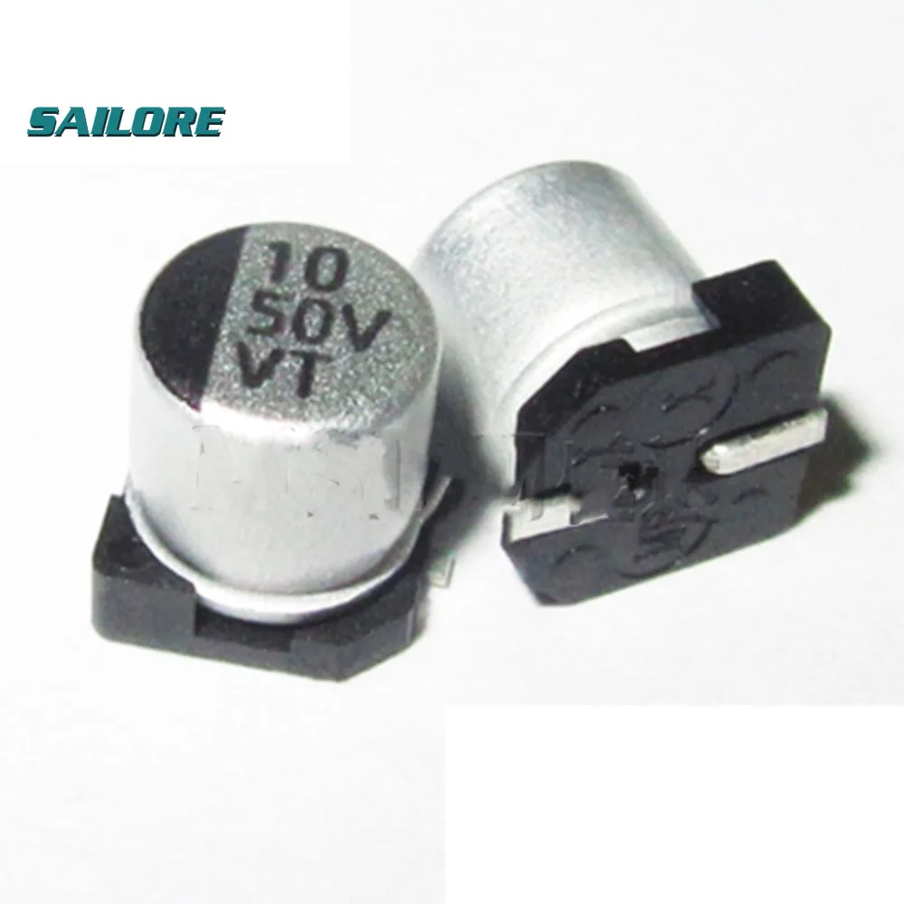 10 шт. электролитический конденсатор 50 в 10 мкФ 5*5 мм SMD алюминиевый электролитический конденсатор 10 мкФ Ф 50 в
10 шт. электролитический конденсатор 50 в 10 мкФ 5*5 мм SMD алюминиевый электролитический конденсатор 10 мкФ Ф 50 в