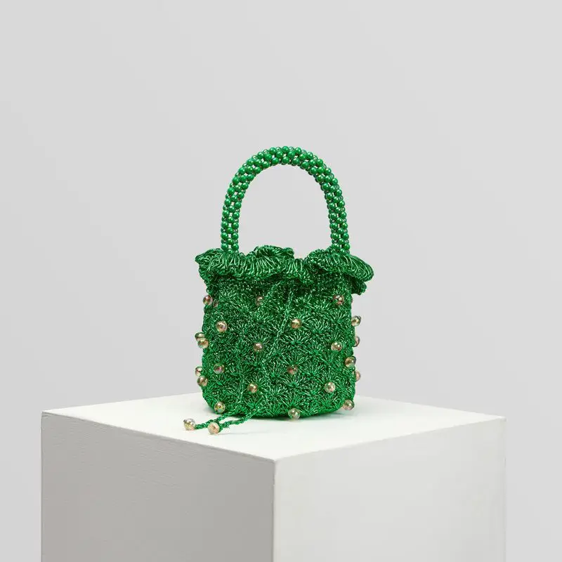 Твердые Цвет ручной работы вязаная Панама сумки в руку, женские новые BrandHand сплетенные из бисера ручка небольшие вечерние сумки милый Ужин к... 
Твердые Цвет ручной работы вязаная Панама сумки в руку, женские новые BrandHand сплетенные из бисера ручка небольшие вечерние сумки милый Ужин к...