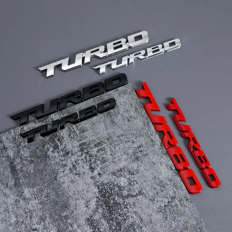 3D Car Styling Sticker Metal TURBO Letters Emblem Badge Sticker Decal Auto Accessories Alloy Auto Motorcycle Sticker 
3D Car Styling Sticker Metal TURBO Letters Emblem Badge Sticker Decal Auto Accessories Alloy Auto Motorcycle Sticker
