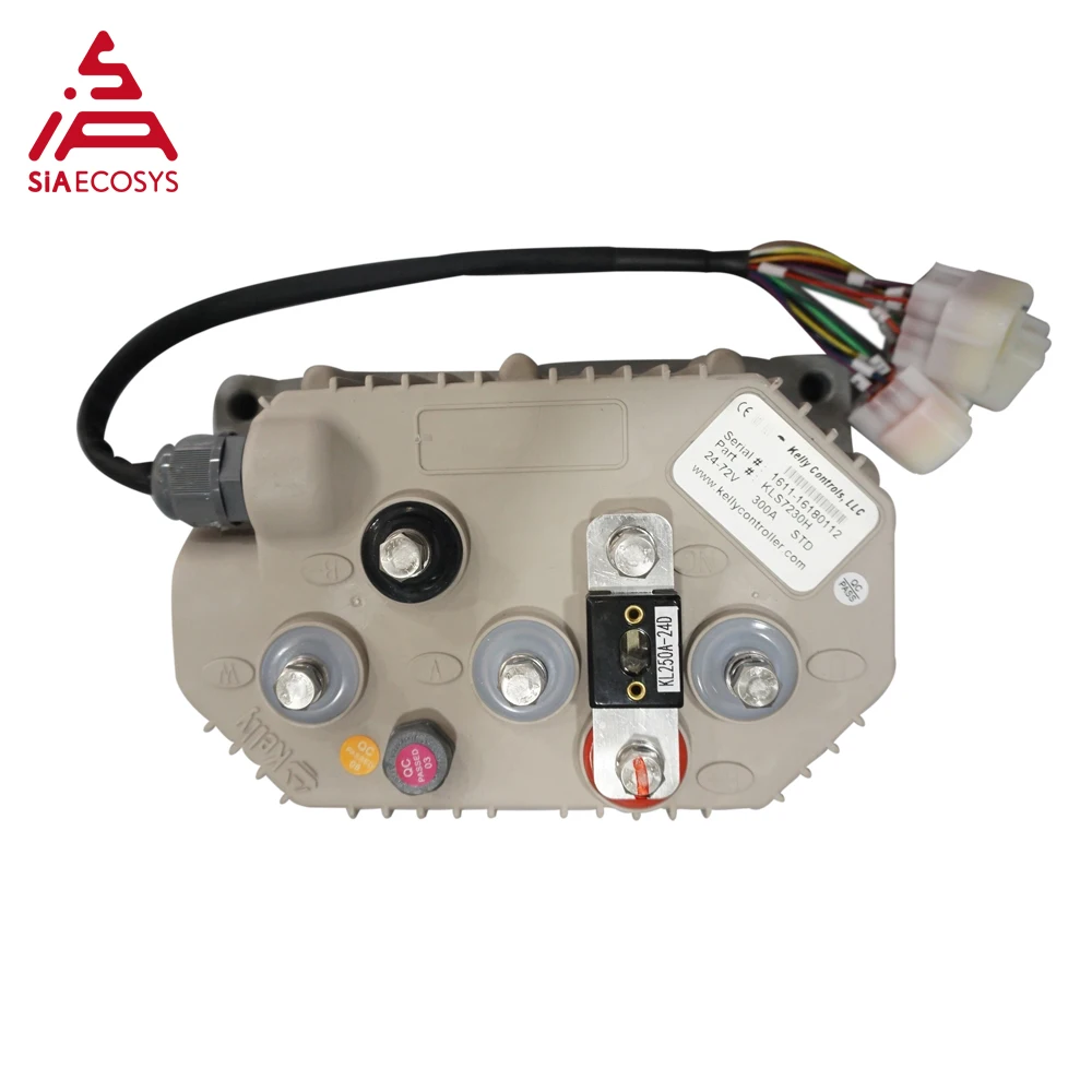 Siaecosys Brushless Controller, QSKLS7230H, 24V-72V, 300A, SINUSOIDAL BRUSHLESS MOTOR CONTROLLER
Siaecosys Brushless Controller, QSKLS7230H, 24V-72V, 300A, SINUSOIDAL BRUSHLESS MOTOR CONTROLLER