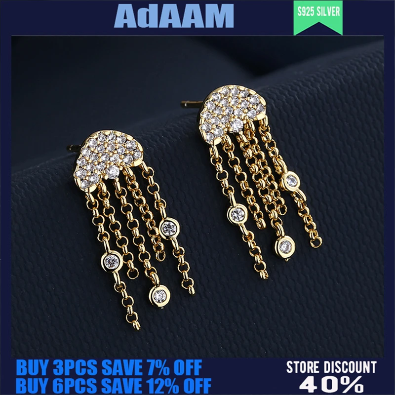 S925 Sterling Silver New Golden Yellow Jellyfish Tassel Earrings Women's Fashion Simple Bohemian Style Luxury Jewelry Gift
S925 Sterling Silver New Golden Yellow Jellyfish Tassel Earrings Women's Fashion Simple Bohemian Style Luxury Jewelry Gift