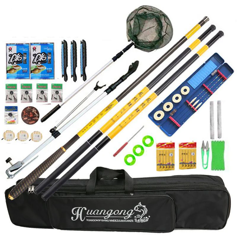 Bag Carbon Fiber Fishing Rod Accessories Portable Stream Set Fishing Rod Freshwater Shore Casting Carp Fish Wedka Combo HX50RC
Bag Carbon Fiber Fishing Rod Accessories Portable Stream Set Fishing Rod Freshwater Shore Casting Carp Fish Wedka Combo HX50RC