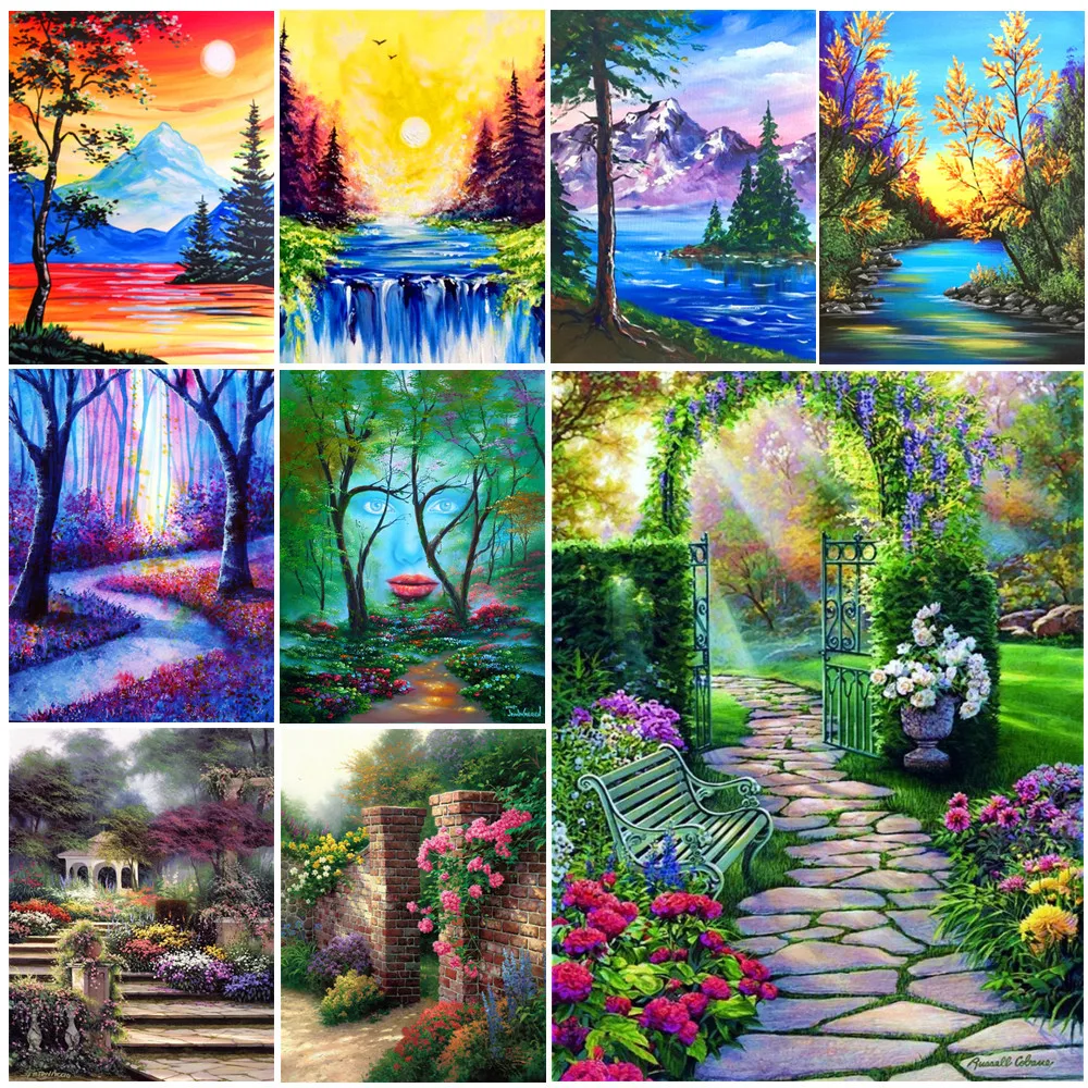 5D Full Round Diamond Painting DIY Rhinestone Diamond Embroidery Cross Stitch Landscape Picture Home Decoration Gift
5D Full Round Diamond Painting DIY Rhinestone Diamond Embroidery Cross Stitch Landscape Picture Home Decoration Gift