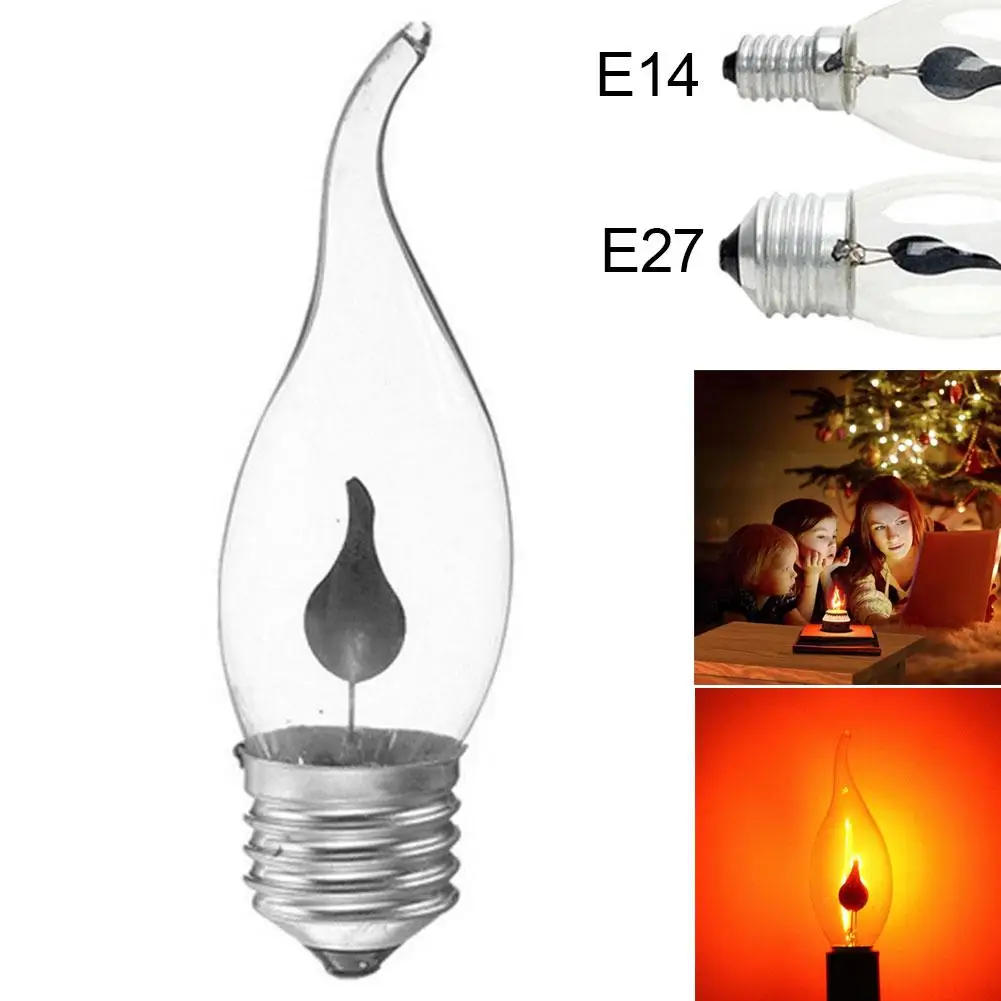 3W 220V E14/E27 LED Flicker Led Candle Light Flame Edison Bulb Fire Lighting Vintage Tail Retro Decor Energy Saving Lamp
3W 220V E14/E27 LED Flicker Led Candle Light Flame Edison Bulb Fire Lighting Vintage Tail Retro Decor Energy Saving Lamp
