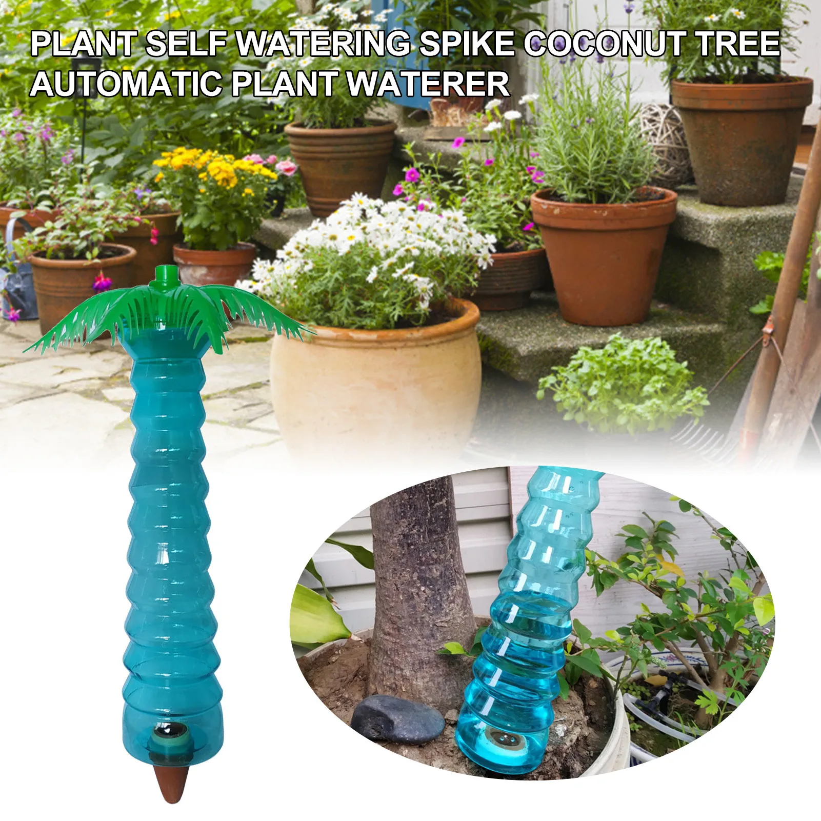 Coconut Self-contained Auto Drip Irrigation Watering System Automatic Watering Device Spike For Garden Plants Flower Indoor
Coconut Self-contained Auto Drip Irrigation Watering System Automatic Watering Device Spike For Garden Plants Flower Indoor