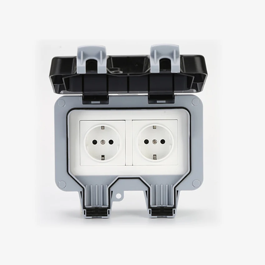 2 Outlet Adapter, 2 Prong Outlets, Grounded, Wall Charger, Charging Station with IP66 Weatherproof Cover for Bathroom Outdoor
2 Outlet Adapter, 2 Prong Outlets, Grounded, Wall Charger, Charging Station with IP66 Weatherproof Cover for Bathroom Outdoor