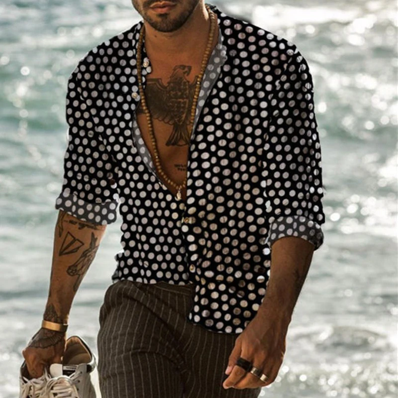 Casual Men's Turn-down Collar Shirts Autumn Vintage Plaid Printed Button Cardigan Tops Men Long Sleeve Shirt Fashion Streetwear
Casual Men's Turn-down Collar Shirts Autumn Vintage Plaid Printed Button Cardigan Tops Men Long Sleeve Shirt Fashion Streetwear