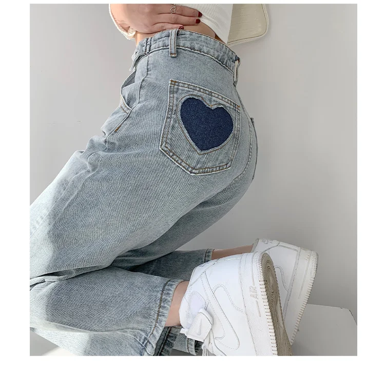Women's Pants Straight Leg Jeans Women Blue High Waist Slim Loose Autumn Winter Pants Casual Split Washed Mom Fashion Trousers
Women's Pants Straight Leg Jeans Women Blue High Waist Slim Loose Autumn Winter Pants Casual Split Washed Mom Fashion Trousers