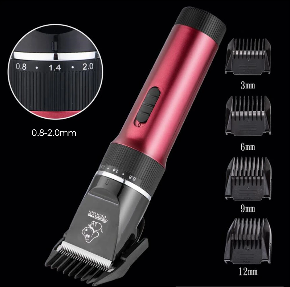 BaoRun P6 Professional Dog Hair Rechargeable Trimmer Electric Cutters Pet Cat Grooming Clipper Shaver Low-noise Haircut Machine
BaoRun P6 Professional Dog Hair Rechargeable Trimmer Electric Cutters Pet Cat Grooming Clipper Shaver Low-noise Haircut Machine