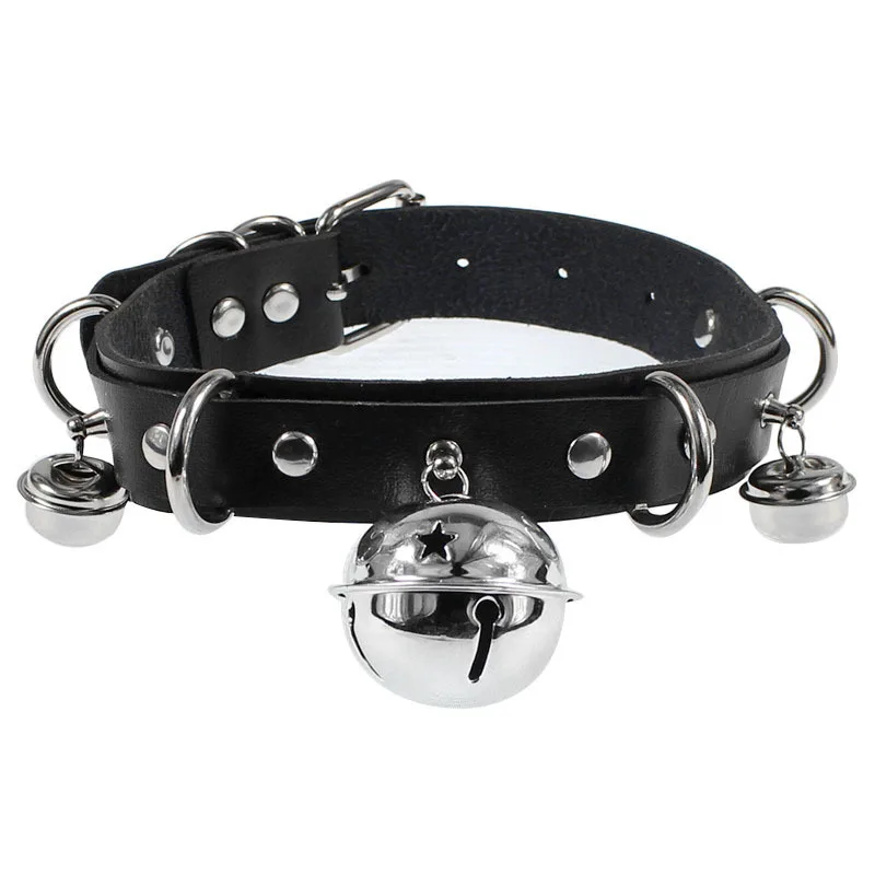 European And American Exaggerated Sexy Pu Leather Collar Personality Bell Neck Chain Band Clavicle Necklace
European And American Exaggerated Sexy Pu Leather Collar Personality Bell Neck Chain Band Clavicle Necklace
