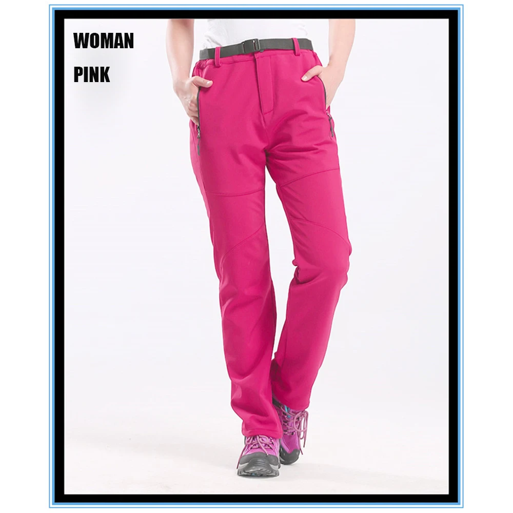 Winter Men Women Hiking Pants Outdoor Sports Inside Thicken Fleece Trousers Camping Trekking Skiing Waterproof Windproof Pants
Winter Men Women Hiking Pants Outdoor Sports Inside Thicken Fleece Trousers Camping Trekking Skiing Waterproof Windproof Pants
