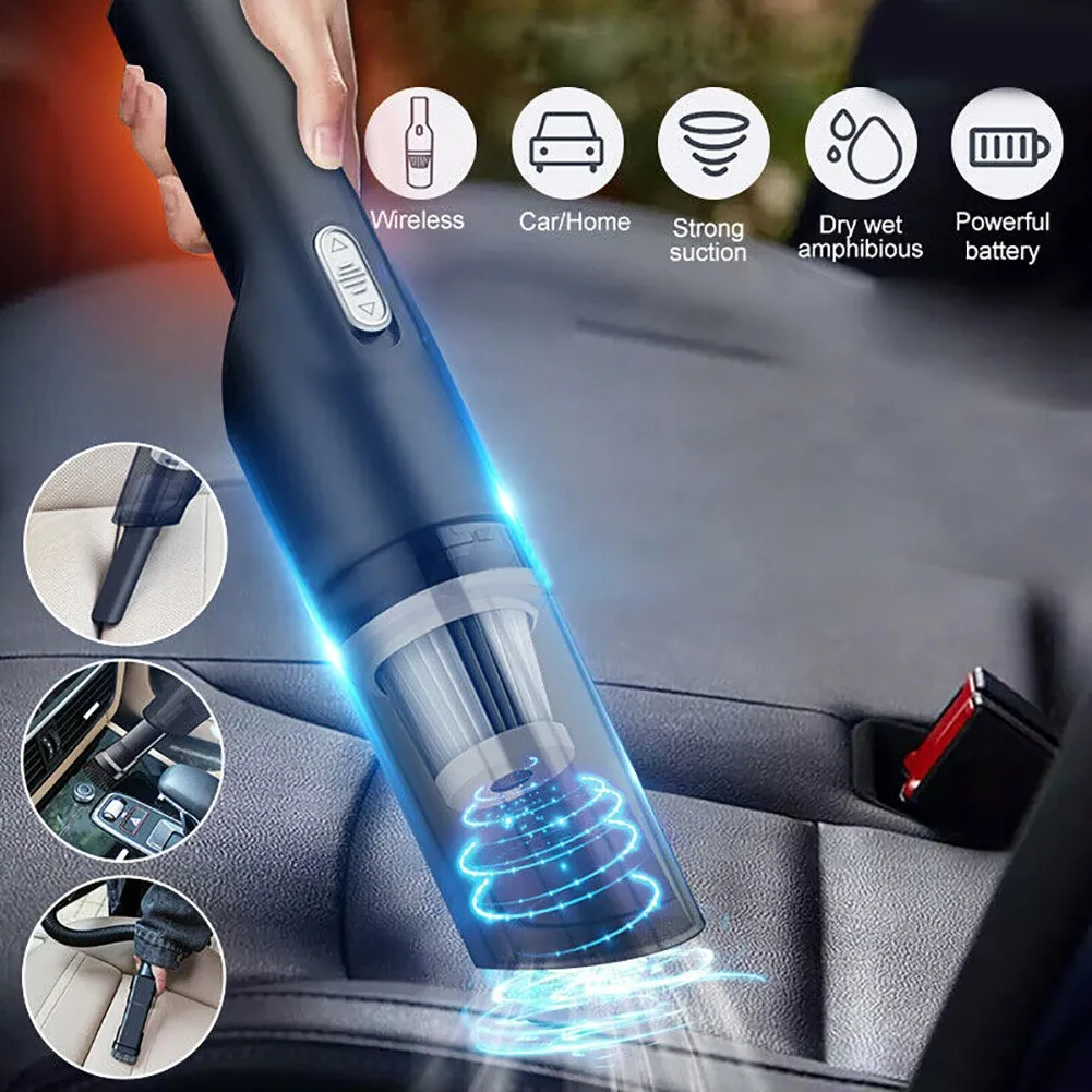 Car Vacuum Cleaner 10000Pa Home Appliance Portable Mini Handheld Vaccum Cleaner Auto Wireless Interior Cleaning Accessories
Car Vacuum Cleaner 10000Pa Home Appliance Portable Mini Handheld Vaccum Cleaner Auto Wireless Interior Cleaning Accessories