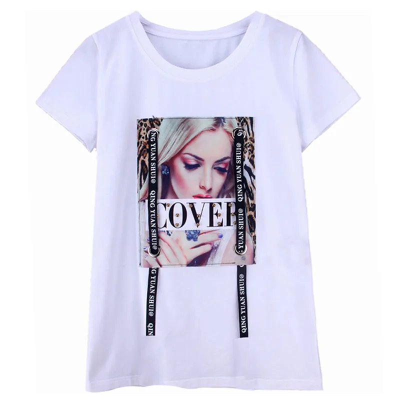 women short sleeve t shirts summer cotton white tees women clothes printing slim tops female character letter ladies shirts
women short sleeve t shirts summer cotton white tees women clothes printing slim tops female character letter ladies shirts