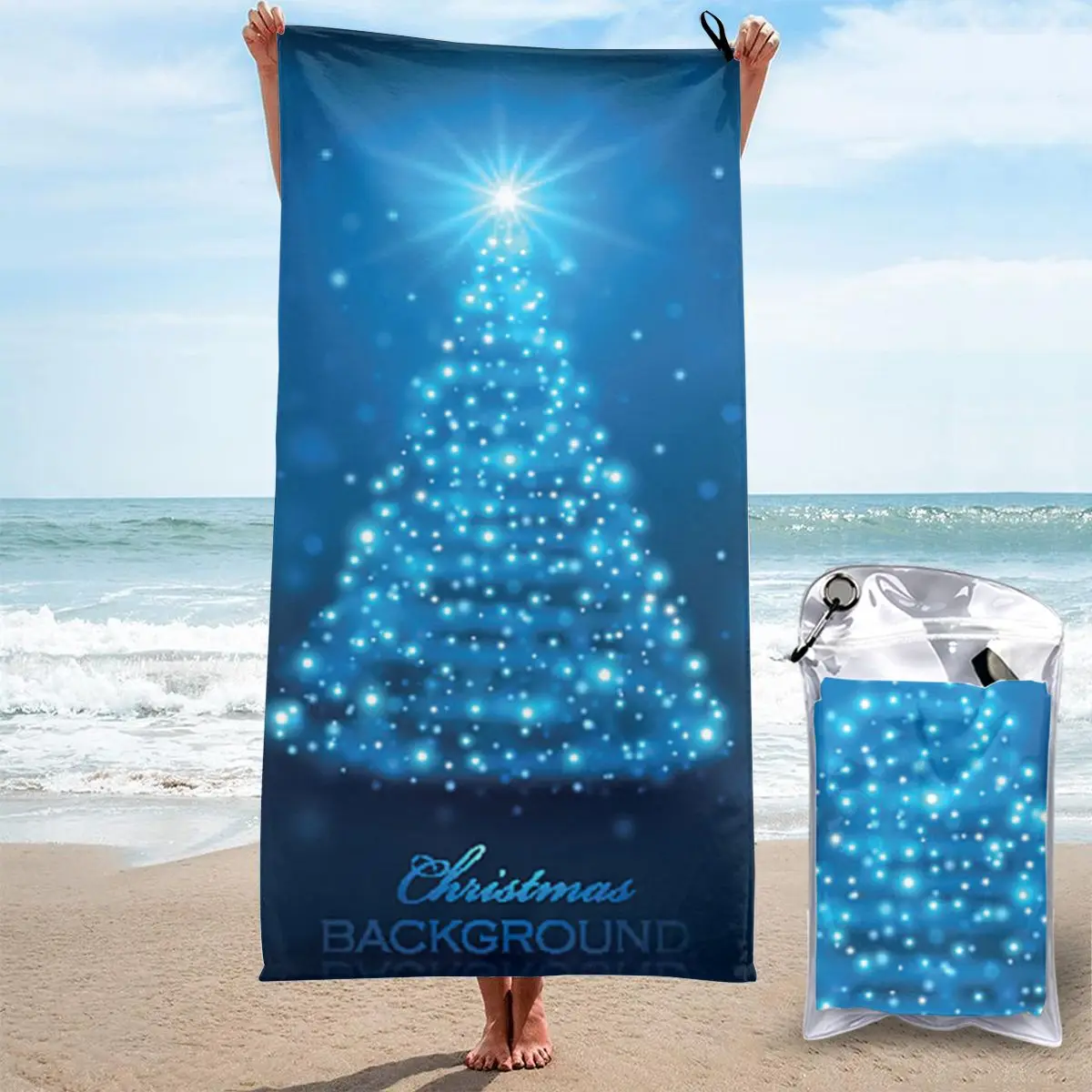 Quick-drying beach towel Christmas tree sand-free microfiber bath towel outdoor camping hiking fitness beach towel
Quick-drying beach towel Christmas tree sand-free microfiber bath towel outdoor camping hiking fitness beach towel