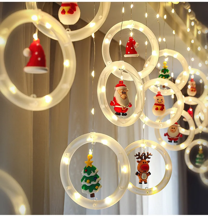 LED Fairy String Light Garland Curtain Decoration Christmas Holiday Lighting Wedding Party New Year Santa Decoration Accessories
LED Fairy String Light Garland Curtain Decoration Christmas Holiday Lighting Wedding Party New Year Santa Decoration Accessories
