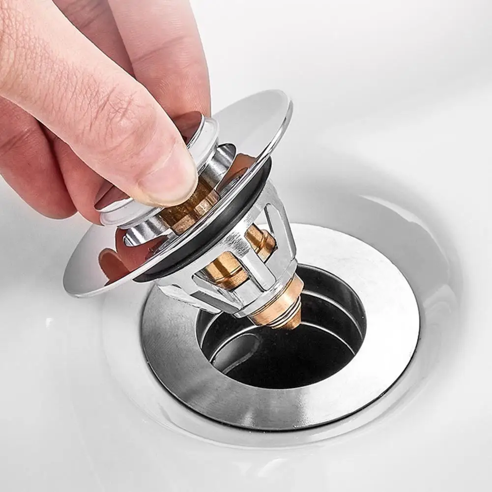 Dropship Bounce Core Pop-up Drain Filter Bathroom Stainless Steel Bounce Core Push-type Hair Stopper Basin Pop-up Drain Filter
Dropship Bounce Core Pop-up Drain Filter Bathroom Stainless Steel Bounce Core Push-type Hair Stopper Basin Pop-up Drain Filter