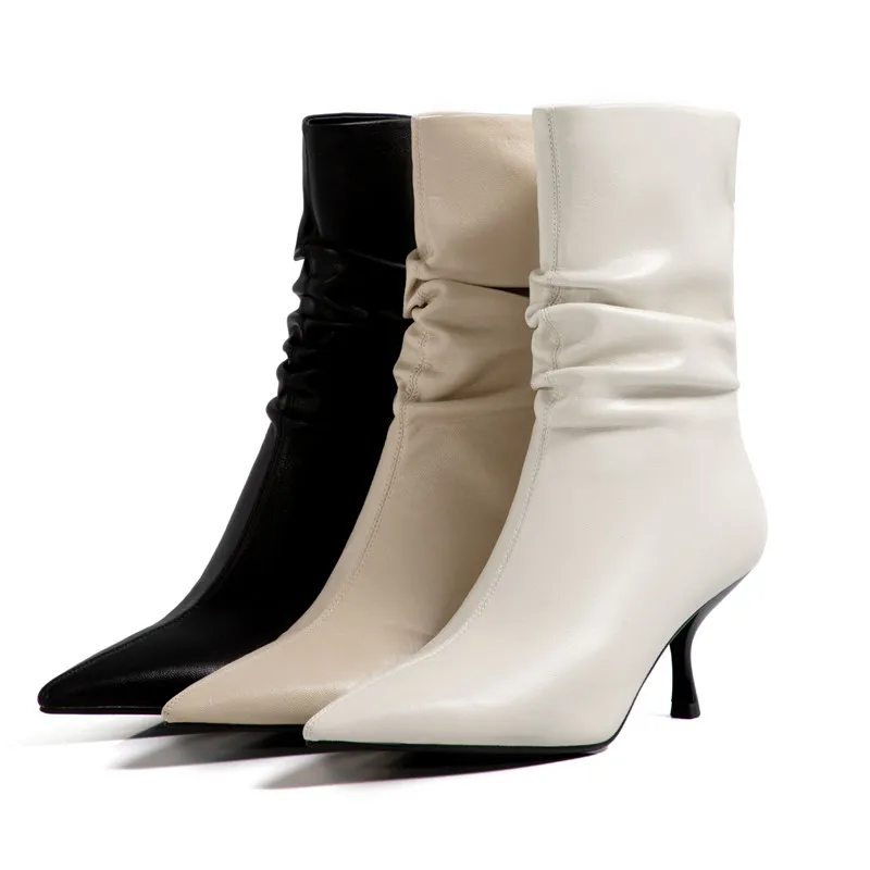 Asumer 2020 newest sexy thin high heel party shoes women boots pointed toe autumn winter pleated ankle boots woman black
Asumer 2020 newest sexy thin high heel party shoes women boots pointed toe autumn winter pleated ankle boots woman black