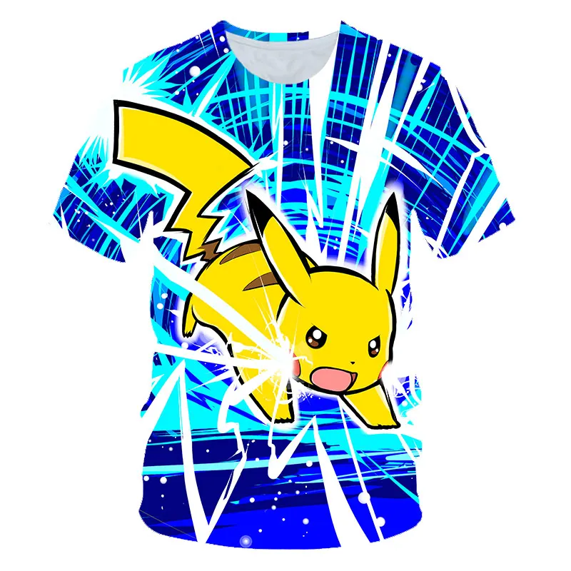 2021 Japan Anime Pikachu Children's Print Cartoon 3D printing Fashion T-shirt Children's Clothing Boys and Girls 4-14 Years
2021 Japan Anime Pikachu Children's Print Cartoon 3D printing Fashion T-shirt Children's Clothing Boys and Girls 4-14 Years