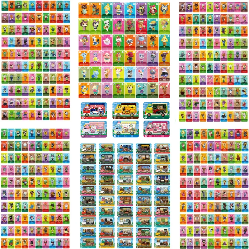 Complete 504Pcs Animal Croxxing Card SERIES 1+2+3+4+5+RV50+San6 Mini Size NFC Cards Tags Ntag215 Chip
Complete 504Pcs Animal Croxxing Card SERIES 1+2+3+4+5+RV50+San6 Mini Size NFC Cards Tags Ntag215 Chip
