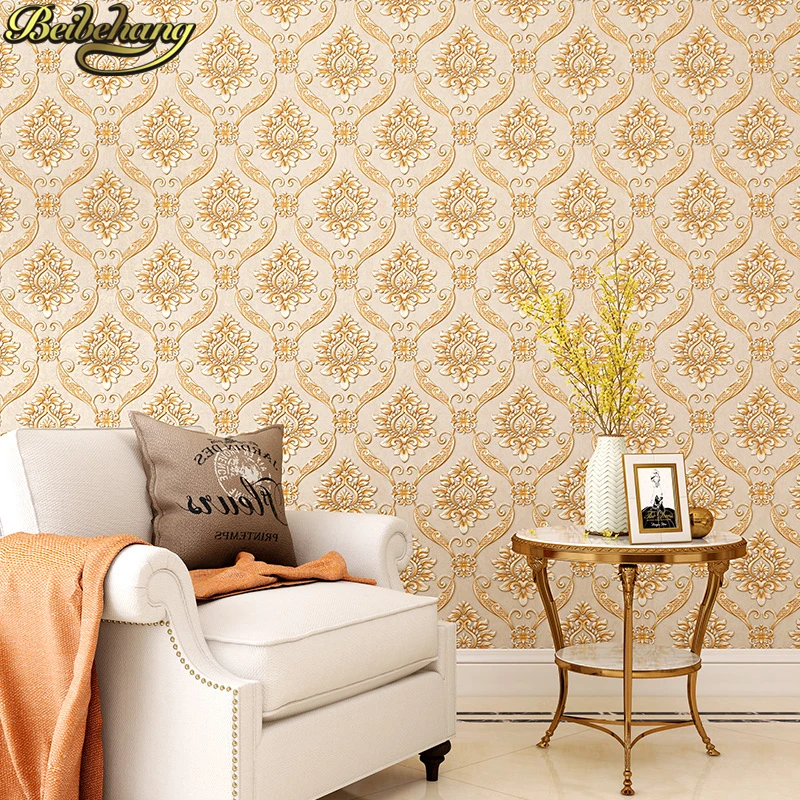 beibehang Retro European style Damascus embossed bedroom living room TV background wall entrance clearance striped wallpaper
beibehang Retro European style Damascus embossed bedroom living room TV background wall entrance clearance striped wallpaper